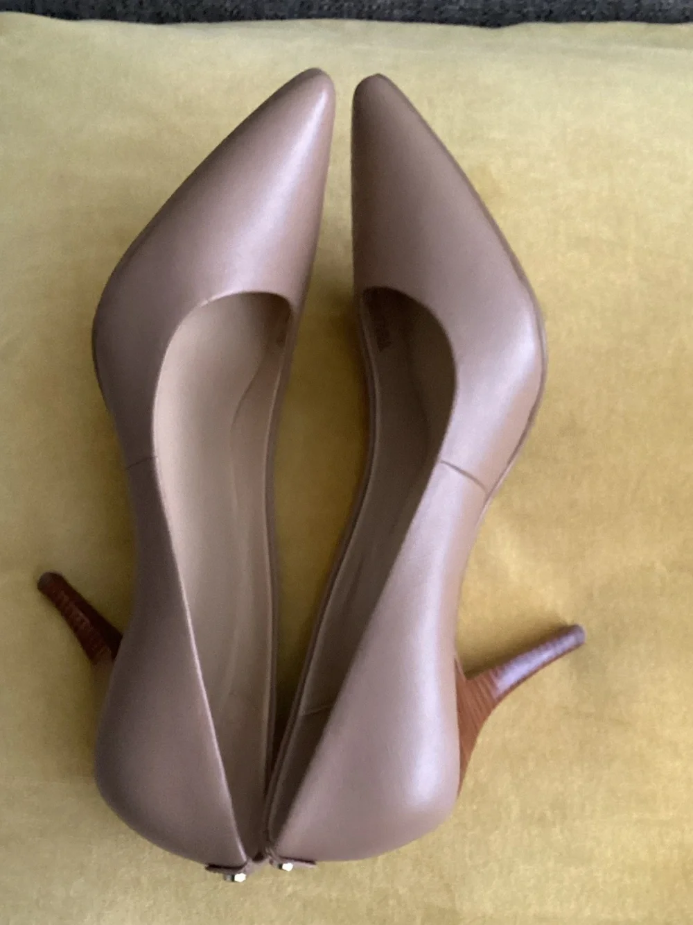 Michael Kors Dorothy Nude Pointed-Toe Pumps